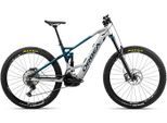 Orbea WILD FS M10 - 29 Zoll 625Wh 12K Fully - Stone Silver - Jade Green Carbon