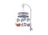 Chipolino Musik Mobile Tropic Tiere Aufzugsmechanismus Melodien Universalklemme bunt