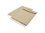 Faltentasche, aus Graspapier, LxB 353 x 250 mm, VE 250 Stk, ab 10 VE ratioform terra