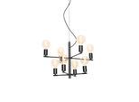 Moderne hanglamp zwart 8-lichts - Osprey