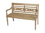 Teak Friesenbank Parkbank Gartenbank Holz Landhaus Bank Holzbank Garten Sitzbank
