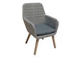 2x Polyrattan Armsessel RAPALLO Garten Sessel Relax Stuhl Rattan Korb Optik