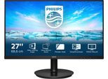 Philips 271V8LA/00 LCD-Monitor (68,6 cm/27 ", 1920 x 1080 px, Full HD, 4 ms Reaktionszeit, 75 Hz, VA LCD), schwarz