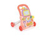Moni Lauflernwagen Elefant, Formsortierer, Maltafel, Musikfunktion, ab 12 Monate rosa