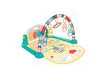 Kikkaboo Spielbogen, Krabbeldecke Happy Owl Klaviertasten, Greiflinge, Musik türkis