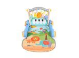 Moni Lauflernwagen 2 in 1 Piano HE0637 Krabbeldecke, Spielbogen, Activitycenter blau
