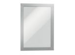 DURABLE DURAFRAME® Info-Rahmen, selbstklebend, magnetisch, für DIN A5, Rahmen silber, VE 20 Stk