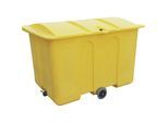 Lagerbehälter mit Rollen, Volumen 1400 l, abschließbar, LxBxH 1630 x 1170 x 1165 mm, ab 3 Stk kaiserkraft