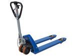 eurokraft pro Paletthubwagen, Polyurethan Rollen, mit Fahr- und Feststellbremse, Gabellänge 1150 mm, ab 3 Stk