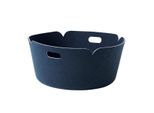 Muuto - Restore Runder Aufbewahrungskorb, midnight blue