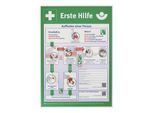 Schild Anleitung Erste Hilfe, mit Erste-Hilfe-Sofortmaßnahmen, Kunststoff, ab 2 Stk kaiserkraft