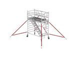 Altrex Treppengerüst RS TOWER 53 breit, Holzplattform, Länge 2,45 m, Arbeitshöhe 4,20 m