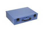 eurokraft pro Sortimentskoffer aus Stahlblech, leer ohne Systemdosen, HxLxB 118 x 472 x 340 mm