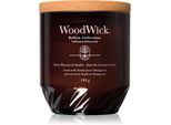 Woodwick Cherry Blossom & Vanilla geurkaars met een houten lont 184 g