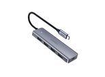 UGREEN 4-in-1 USB C Hub USB-Hubs - USB 3.2 - 4 - silber