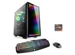 CSL Gaming-PC "Aqueon A77343 Extreme Edition" Computer Gr. Microsoft Windows 11 Home (64 Bit), 32 GB RAM 2000 GB SSD, schwarz Gaming PCs