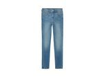 TOM TAILOR DENIM Damen 3 Sizes in 1 - Nela Extra Skinny Jeans, blau, Uni, Gr. M/34, baumwolle