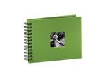 Hama "Fine Art" Spiral Album 24 x 17 cm 50 Black Pages apple green