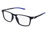 Nike 7146 Unisex-Brille inkl. Gläser Vollrand Eckig Kunststoff-Gestell 54mm/19mm/140mm, blau