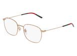 Gucci GG0681O Unisex-Brille inkl. Gläser Vollrand Eckig Metall-Gestell 54mm/20mm/150mm, gold