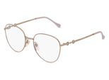 Gucci GG0880O Unisex-Brille inkl. Gläser Vollrand Panto Metall-Gestell 51mm/18mm/140mm, gold