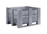 Palettenbox, Volumen 670 l, grau kaiserkraft