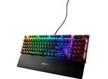 SteelSeries Gaming-Tastatur »Apex 7 Red Switch«, (Smart-Display-Handgelenkauflage-Profil-Speicher-Multimedia-Tasten-USB-Durchschleife)