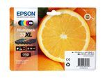 Epson Tintenpatrone »Nr. 33XL / C13T33574011 BK, BK Photo, C, M, Y«, (5 St.)