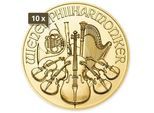 10 x 1 Unze Gold Wiener Philharmoniker 2024