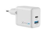 XLayer Ladegerät 38 W 1 x USB-C 30 W, 1 x USB-A QC 18 W Weiß