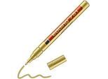 edding 751 Permanent Lackmarker Gold Fein Rundspitze 1 - 2 mm