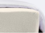 Bettlaken FLEURESSE "Flauschjersey 1127", beige (creme), L:200cm, Jersey, Obermaterial: 100% Baumwolle, Bettlaken, Bettlaken