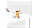 KESSER® Infrarotheizung Aluminiumheizung Energiesparend 2in1 Standgerät & Wandmontage Elektroheizung mit Erkennung Offener Fenster + Fernbedienung & App-Steuerung Thermostat Infrarot Heizpaneel
