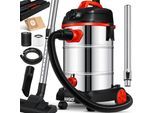 Masko® Industriestaubsauger Staubsauger Nass Trocken Sauger Edelstahl max. 1800W