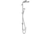 hansgrohe Reno Crometta S 240 Showerpipe 27270000 chrom, 1jet, EcoSmart, 9 l/min, Ø 240 mm