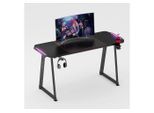 eXcape Schreibtisch eXcape Gaming Schreibtisch mit LED Beleuchtung A14