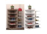 VCM Holz- Schuhregal Maße: B. 60 x H. 80 x T. 30 cm 12 Fächer - Enosa