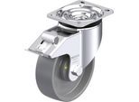 Blickle 884383 LK-PO 125KA-1-FI-ELS Stahlblech-Lenkrolle Rad-Durchmesser: 125 mm Tragfähigkeit (max.): 300 kg 1 St.