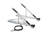 Targus Laptop-Ständer »Portable Stand with Integrated Hub (USB-A)«, bis 39,6 cm Zoll, (1 St.)