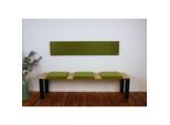 Lycce XXL Wandkissen Wandpolster mit Montage-Set, Samt FRESH, 1,5m