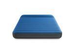 INTEX 64013 - Luftbett - Queen Dura-Beam Truaire inkl. USB-Luftpumpe (blau, 152x203x22) Luftmatratze Campingbett