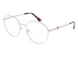 Guess GU2812 Unisex-Brille inkl. Gläser Vollrand Rund Metall-Gestell 55mm/18mm/140mm, silber