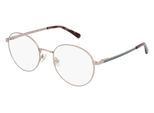 Gant GA4120 Unisex-Brille inkl. Gläser Vollrand Rund Metall-Gestell 52mm/20mm/140mm, silber