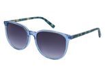 Esprit 40083 Damen-Sonnenbrille Vollrand Butterfly Acetat-Gestell, blau