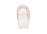 Kikkaboo Kindersitz-Einlage Sitzauflage Kindersitzschutz Memory-Schaum Baumwolle pink