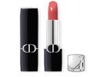 Rouge Dior Lippenstift Mit Couture-farbe - Samt- Und Satin-finish Feuchtigekeitsspendende Florale Lippenpflege Langer Halt, Lippen Make-up, lippenstifte, Fest, rot (PARIS), satin, Deckkraft: Mittel bis Hoch,