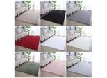 Weicher Hochflor Teppich Wohnzimmer Einfarbig, Felloptik, Flauschig, Rutschfest,