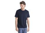 Icebreaker Merino Leinen T-Shirt - Mann - Midnight Navy - Größe M