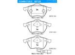 ATE Bremsbeläge vorne (13.0460-7122.2) für Seat Leon VW Polo Golf IV Bora New