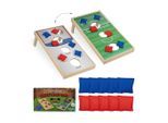 relaxdays Spiel, 11 tlg. Cornhole Wurfspiel